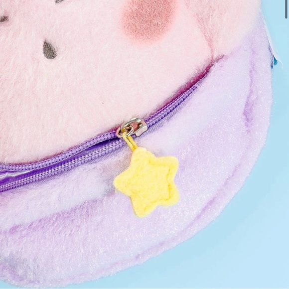 Kirby Fuwa Fuwa Fluffy Sling Bag cute kawaii - Picture 3 of 5